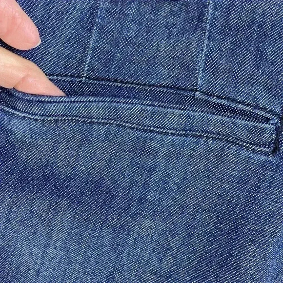 Nine West Jeans, Blue, size 12.  Trouser style with pockets. - Picture 4 of 10